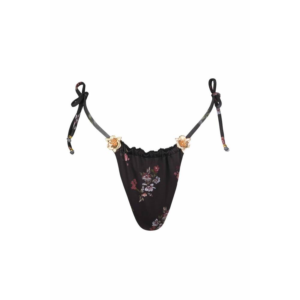 NEW SOAH women's juliet bikini bottoms in midnight roses